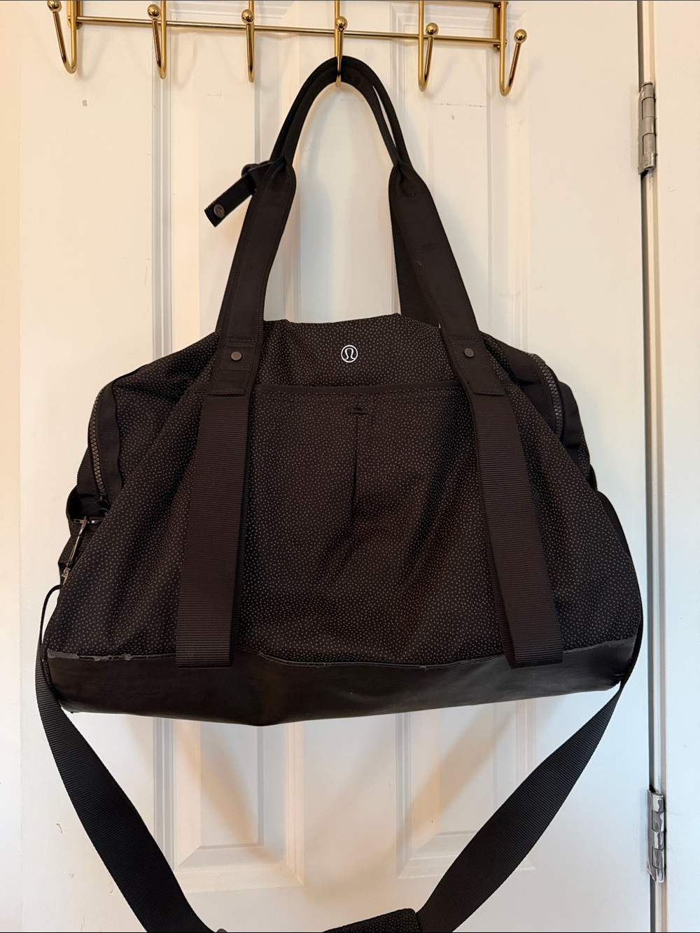 lululemon athletica Black Speckle Everyday Duffel